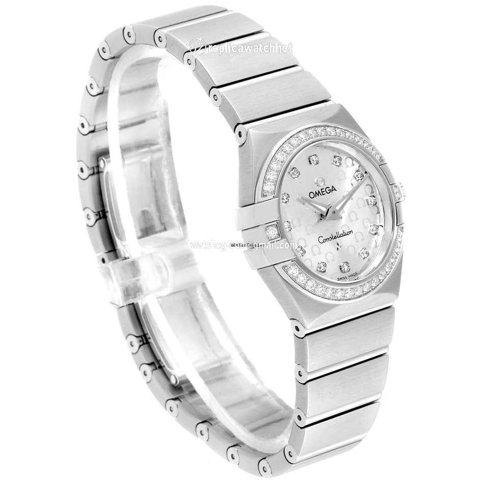 Omega Constellation Quartz Womens watch Quartz Steel 123.15.27.60.52.001 3