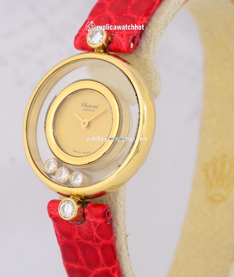 Chopard Happy Diamonds Womens watch Quartz Yellow gold 20 4802 3