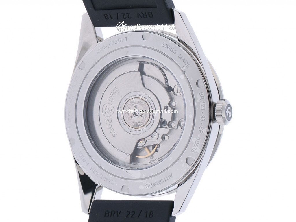 Bell & Ross BR V1 Mens watch Unisex Automatic Steel BRV123-BL-GMT SRB 3