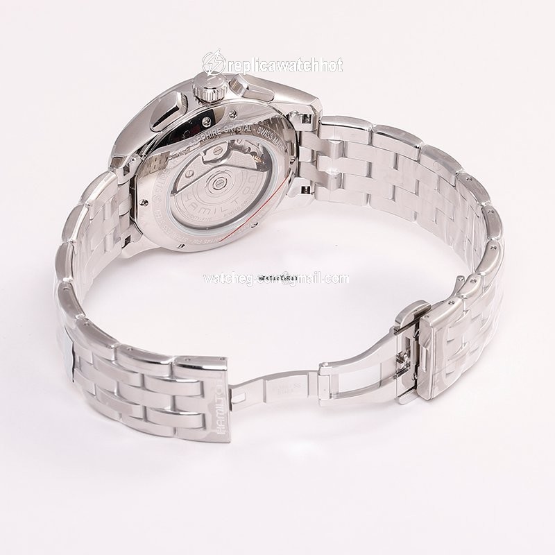 Hamilton Jazzmaster Auto Chrono Mens watch Unisex Automatic Steel H32596141 3