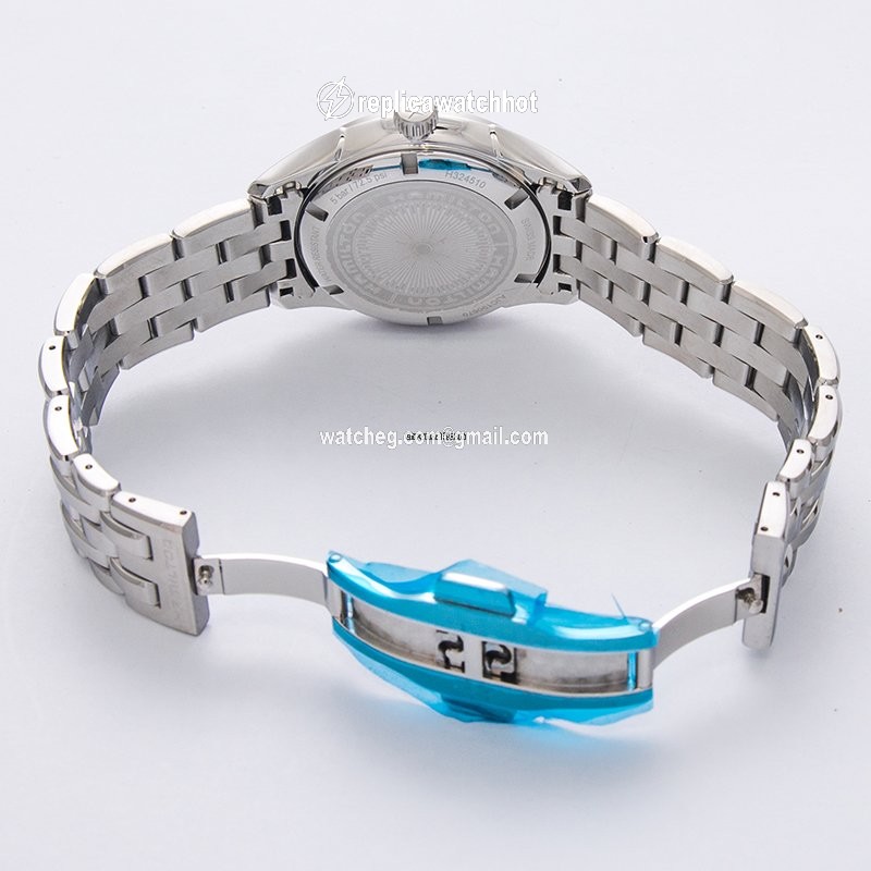 Hamilton Jazzmaster Mens watch Unisex Quartz Steel H32451151 3