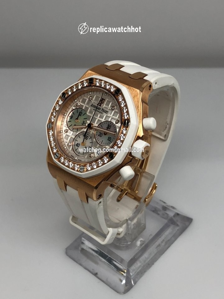 Audemars Piguet Royal Oak Offshore Lady Womens watch Automatic Rose gold 26048OK.ZZ.D010CA.01 3