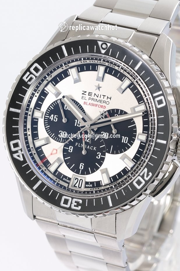 Zenith El Primero Stratos Flyback Mens watch Unisex Automatic Steel 30.2062.405 3