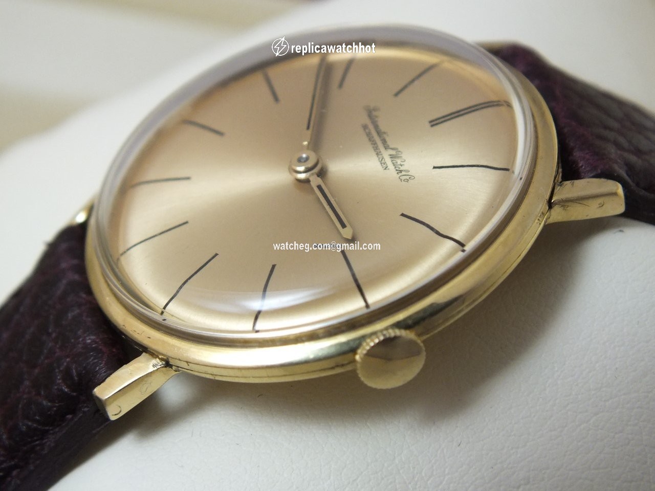 IWC Mens watch Unisex Manual winding Yellow gold 401 3