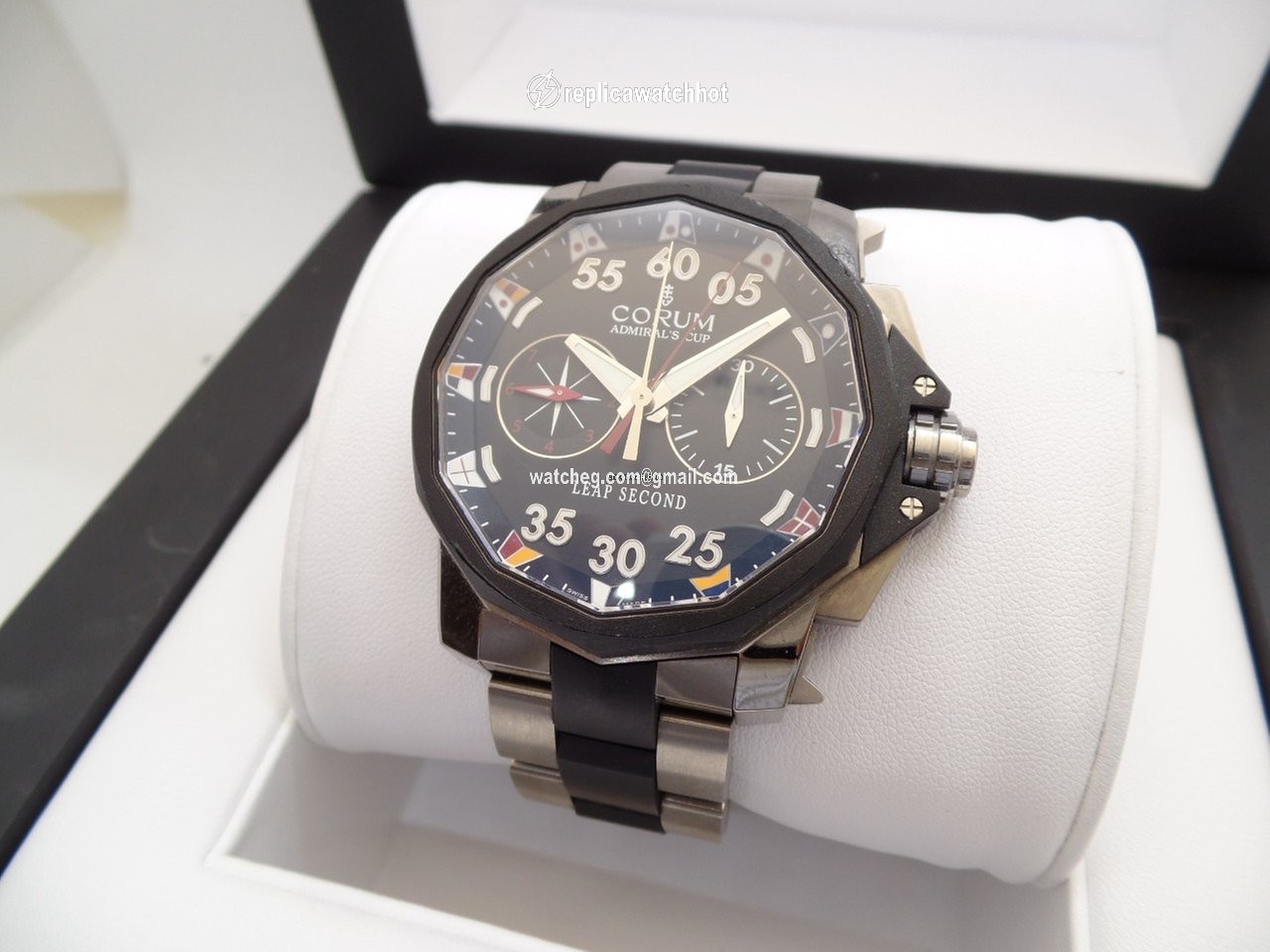 Corum Admirals Cup Leap Second 48 Mens watch Unisex Automatic Titanium 895.931.06 V791 AN92 3