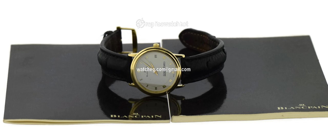 Blancpain Villeret Ultra-Slim Mens watch Unisex Automatic Yellow gold 1151-1418-55 3