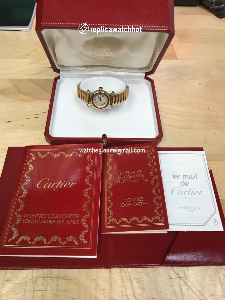 Cartier Diabolo Womens watch Quartz Yellow gold 1470 3