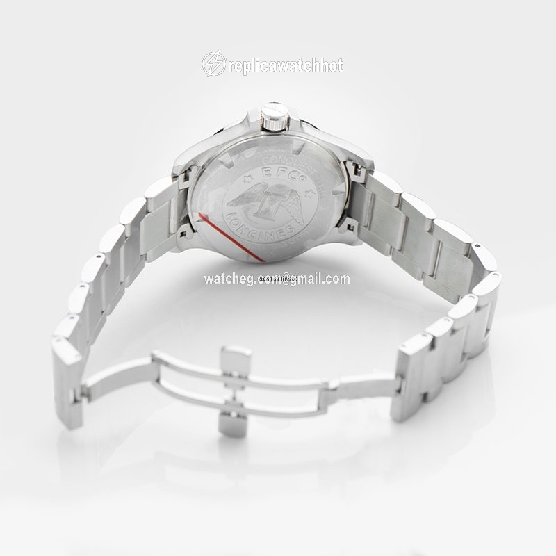 Longines Conquest Mens watch Unisex Quartz Steel L37164766 3