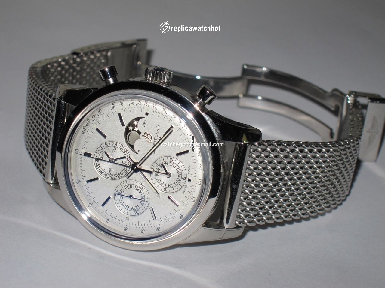 Breitling Transocean Chronograph 1461 Mens watch Unisex Automatic Steel A1931012-G750-154A 3