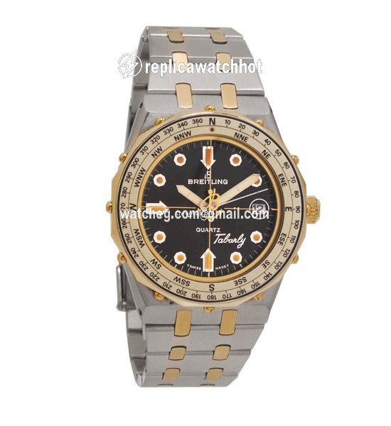 Breitling Mens watch Unisex Quartz Gold Steel 80770 3