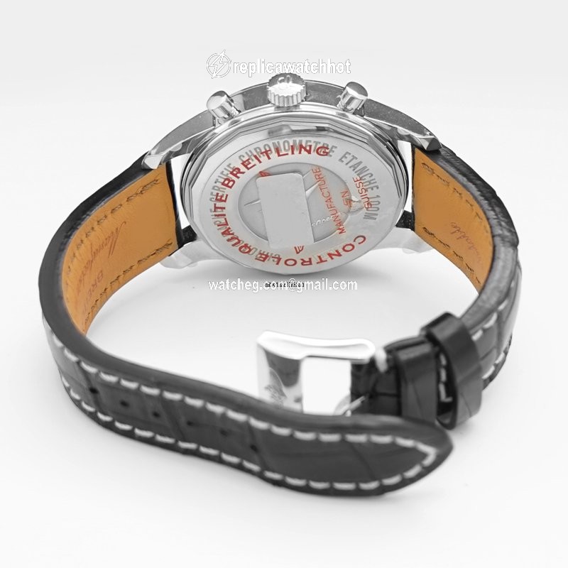 Breitling Transocean Chronograph Unitime Mens watch Unisex Automatic Steel UB0510U4 BC26 3