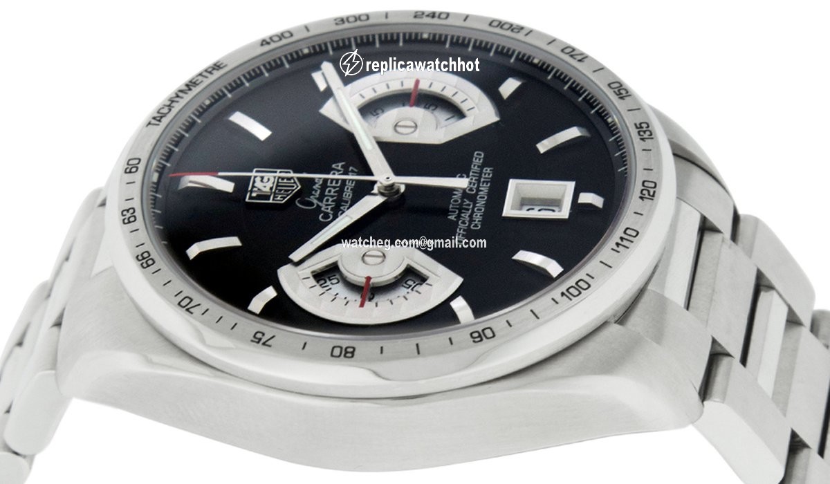 TAG Heuer Grand Carrera Mens watch Unisex Automatic Steel CAV511A.BA0902 3