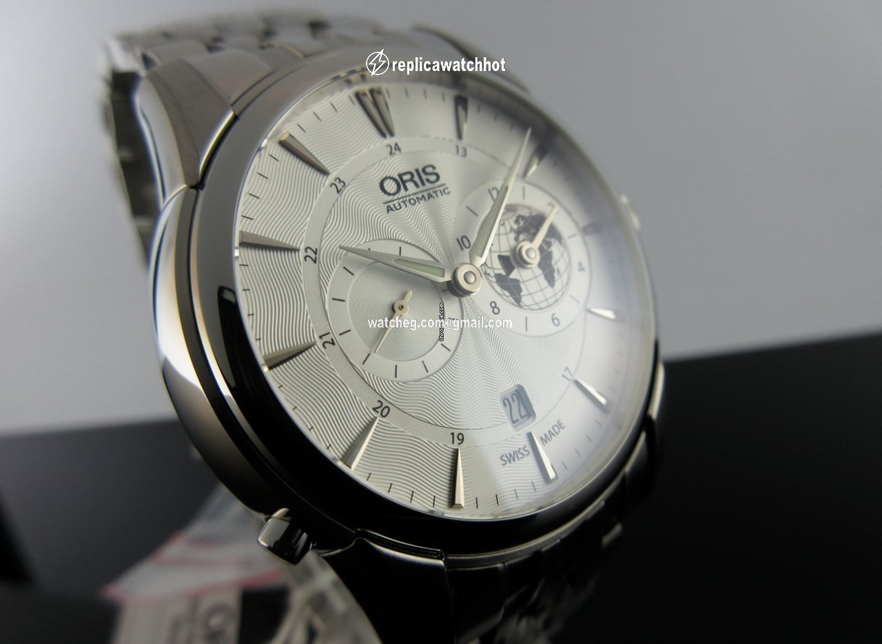 Oris Artelier Worldtimer Mens watch Unisex Automatic Steel 01 690 7690 4081-Set MB 3