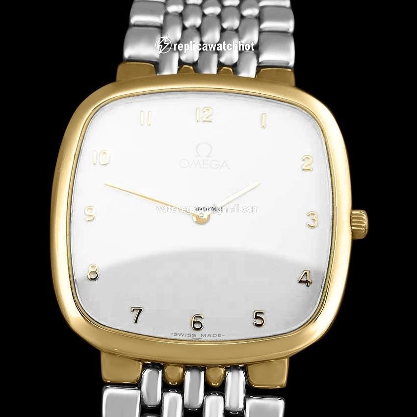 Omega De Ville Mens watch Unisex Quartz Gold Steel 6594 3