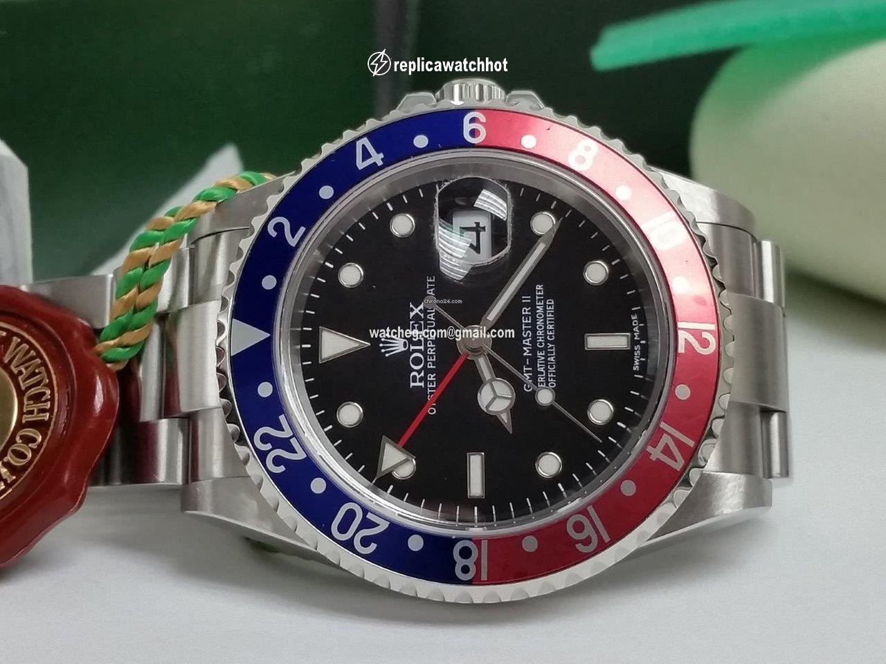 Rolex GMT-Master II Mens watch Unisex Steel Automatic 16710BLRO 3