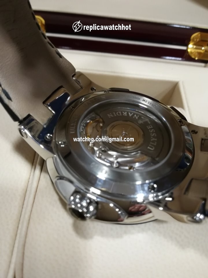 Ulysse Nardin Executive Dual Time Mens watch Unisex Automatic Steel 243-00-3 42 4