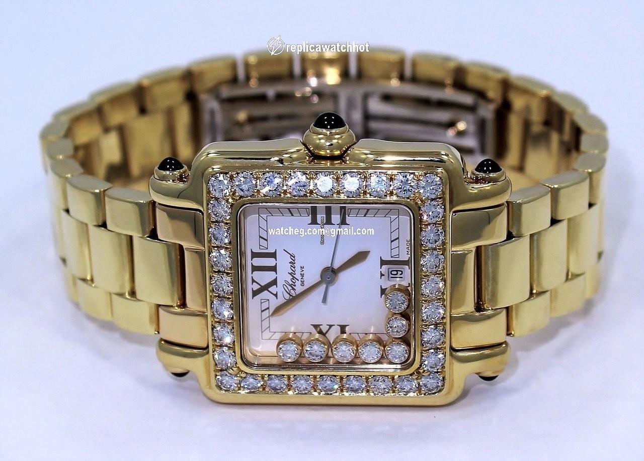 Chopard Happy Sport Womens watch Quartz Yellow gold 27 6770 4