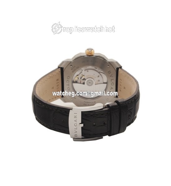 Bulgari Octo Mens watch Unisex Automatic Gold Steel OC41C6SPGLD 4