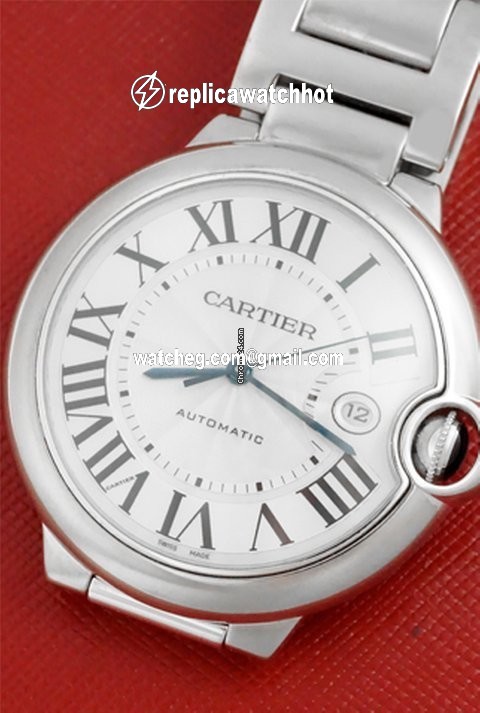 Cartier Ballon Bleu Mens watch Unisex Automatic White gold W69013Z2 4
