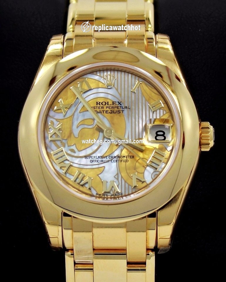 Rolex Datejust 31 Womens watch Yellow gold Automatic 81208 4