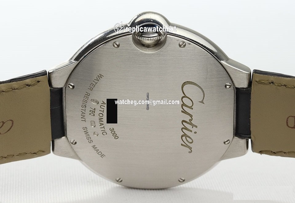 Cartier Ballon Bleu 42mm Mens watch Unisex Automatic White gold 3000 4
