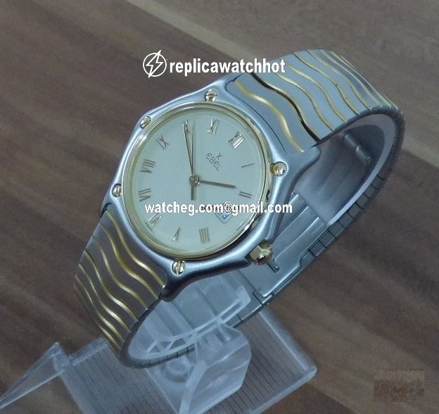 Ebel Sportwave Mens watch Unisex Quartz Gold Steel 183909 4