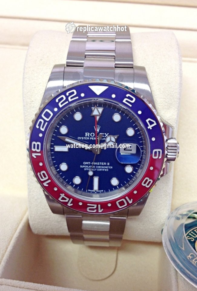 Rolex GMT-Master II Mens watch Unisex White gold Automatic 116719BLRO 4