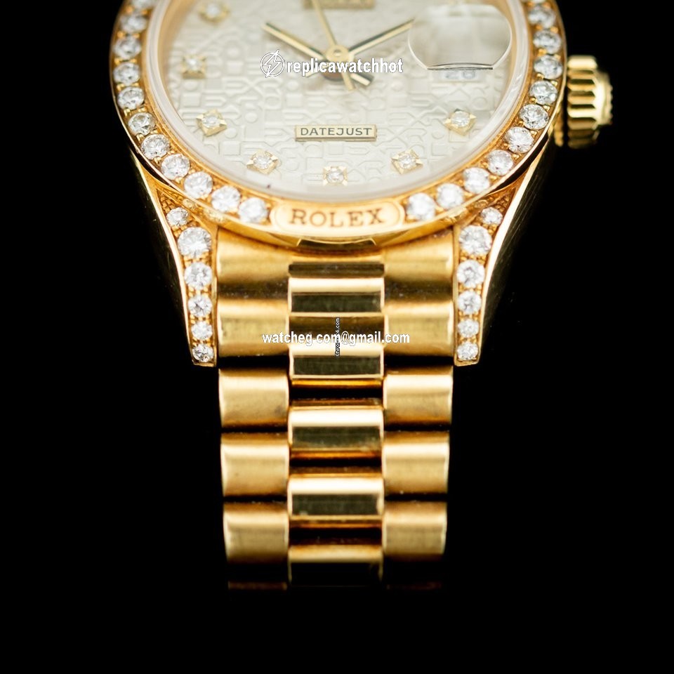 Rolex Lady-Datejust Womens watch Yellow gold Automatic 69158 4
