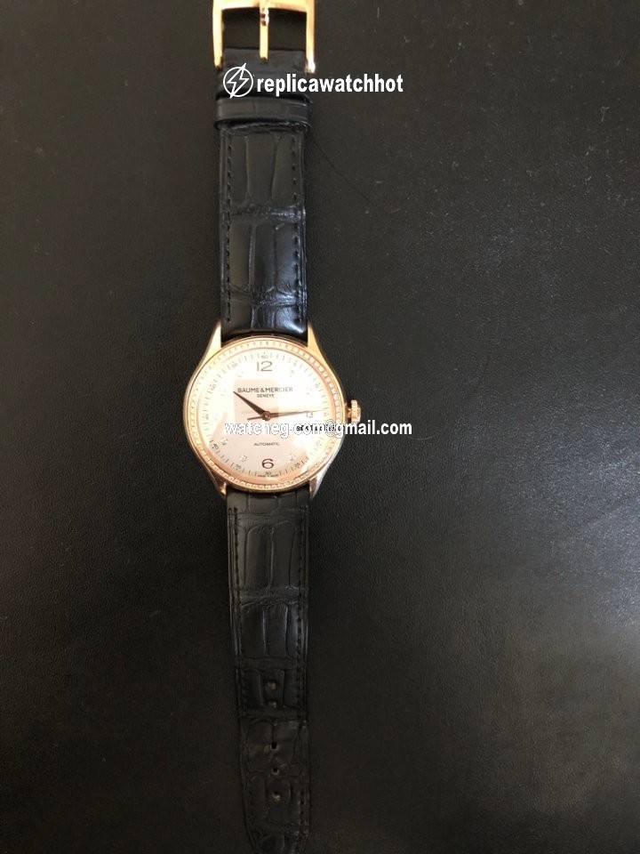 Baume & Mercier Clifton Mens watch Unisex Automatic Rose gold MOA10194 4