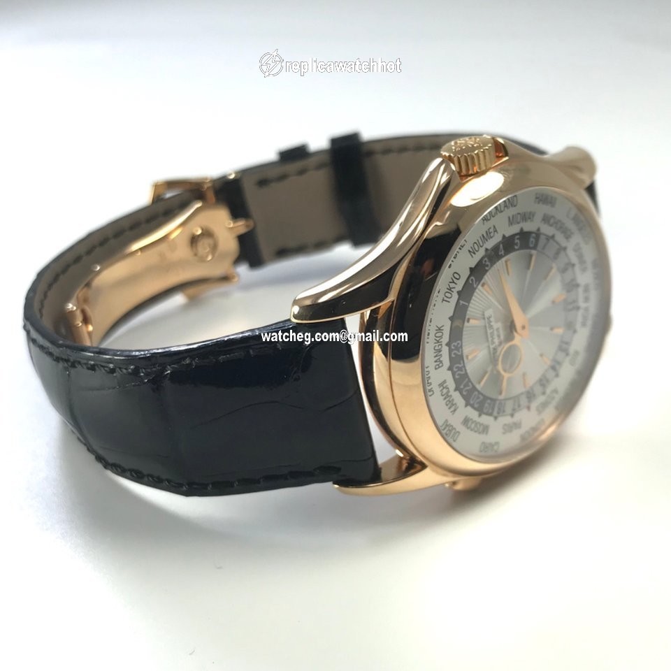 Patek Philippe World Time Mens watch Unisex Automatic Rose gold 5130R-001 4