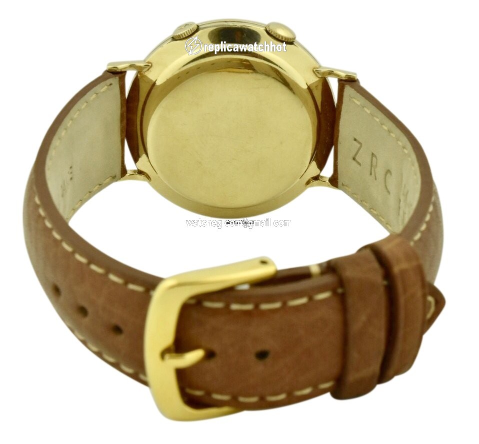 Jaeger-LeCoultre Mens watch Unisex Manual winding Gold Steel Lecoultre memovox 3514 4