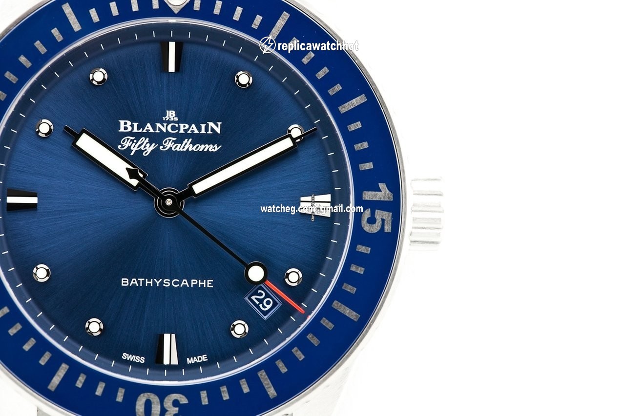 Blancpain Fifty Fathoms Bathyscaphe Mens watch Unisex Automatic Steel 5100-1140-O52A 4