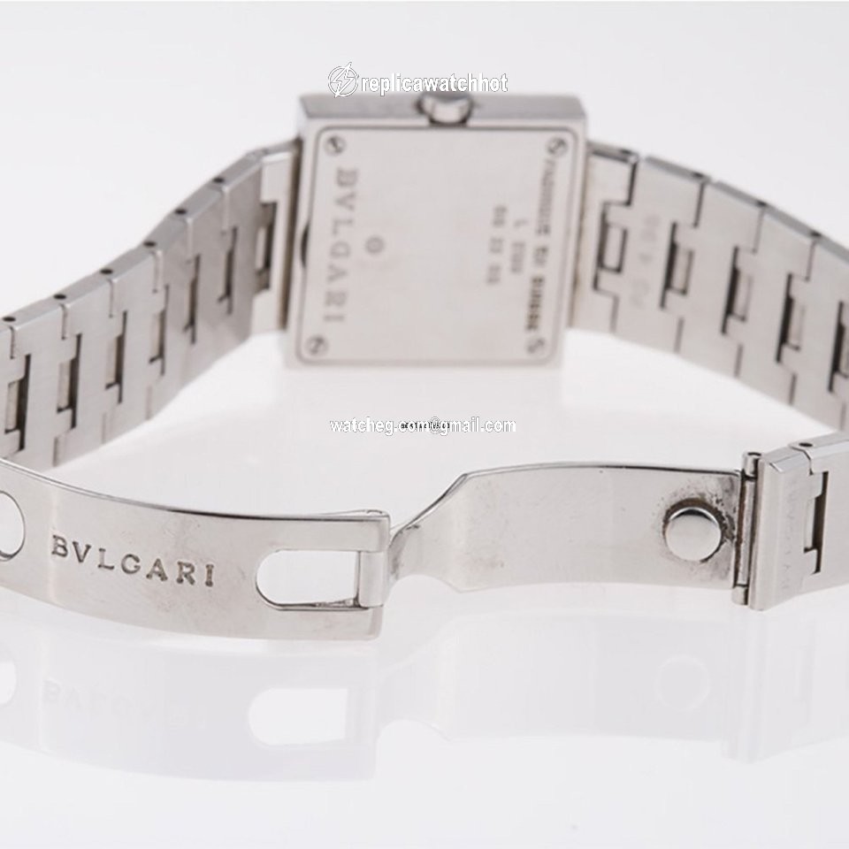 Bulgari Quadrato Quartz Steel SQ22SS 4