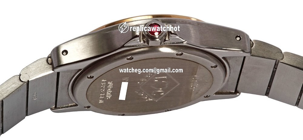 Cartier Santos Mens watch Unisex Automatic Gold Steel W20038R3 4