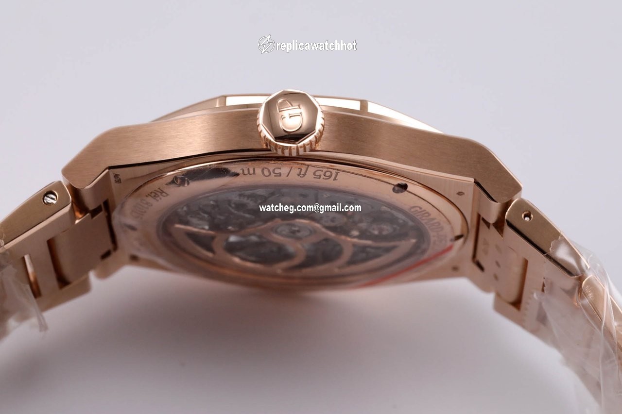 Girard Perregaux Laureato Mens watch Unisex Automatic Rose gold 81015-52-002-52A 4