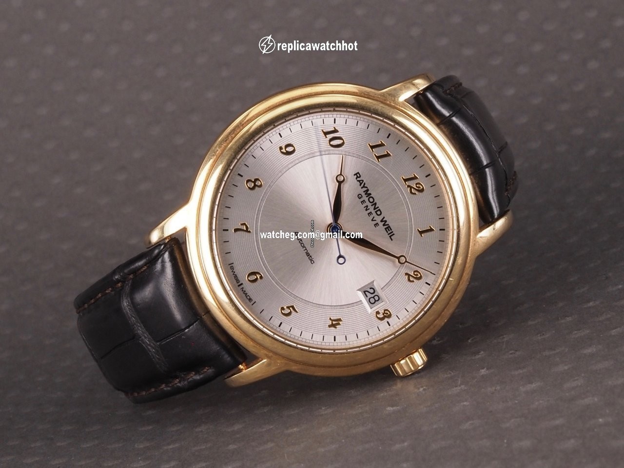 Raymond Weil Maestro Mens watch Unisex Automatic Yellow gold 12837 4