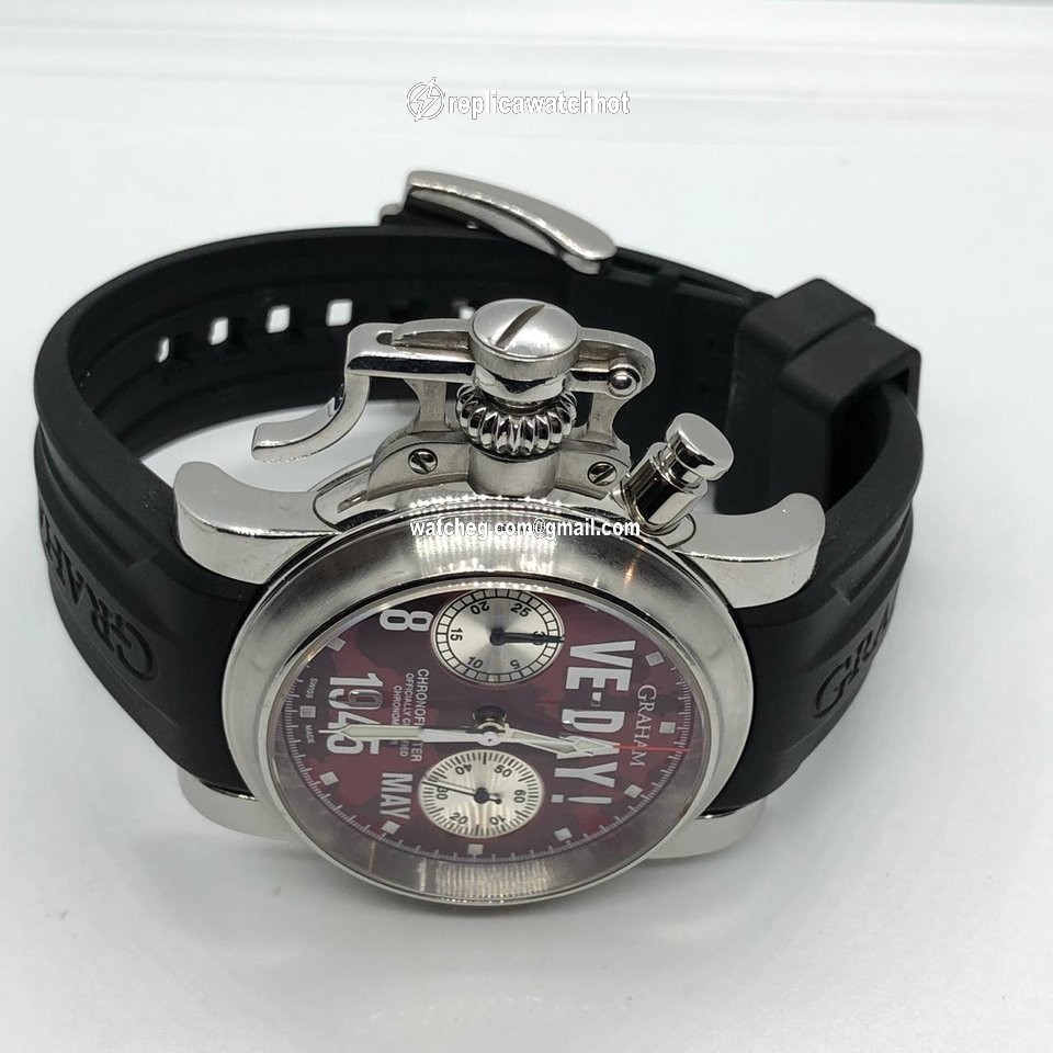 Graham Chronofighter Mens watch Unisex Automatic Steel 2CFBS.S01A.L30B 4