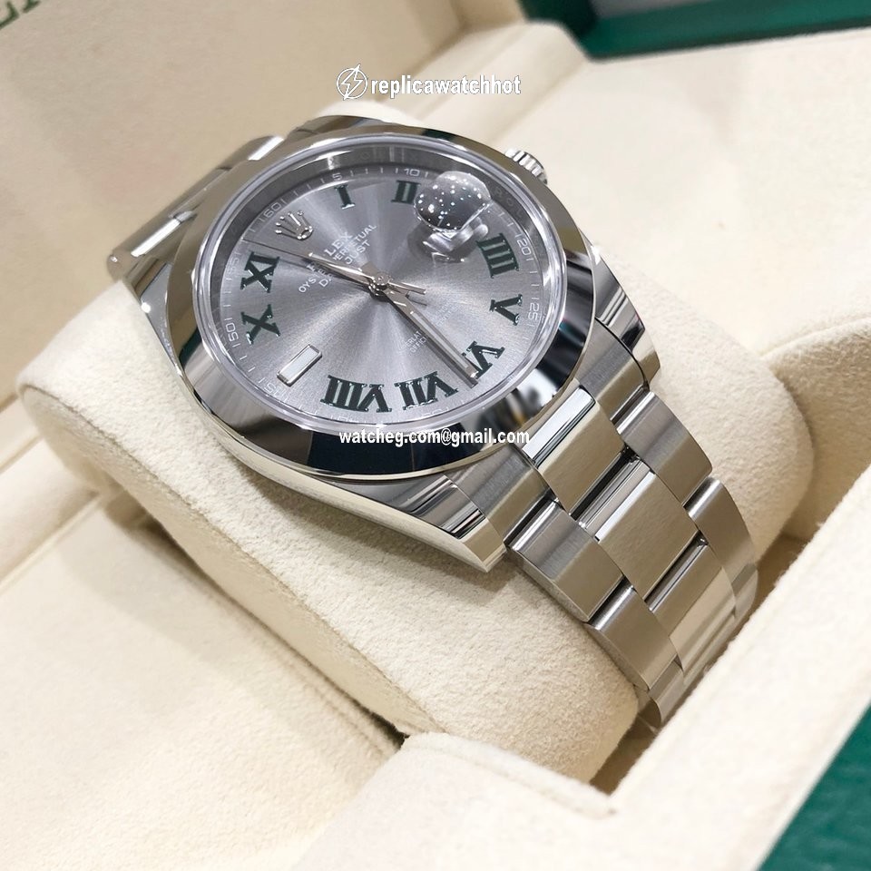 Rolex Datejust 41 Mens watch Unisex Steel Automatic 126300-0007 4