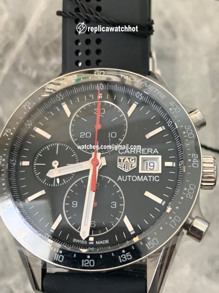 TAG Heuer Carrera Calibre 16 Mens watch Unisex Automatic Steel CV201AK.FT6040 4