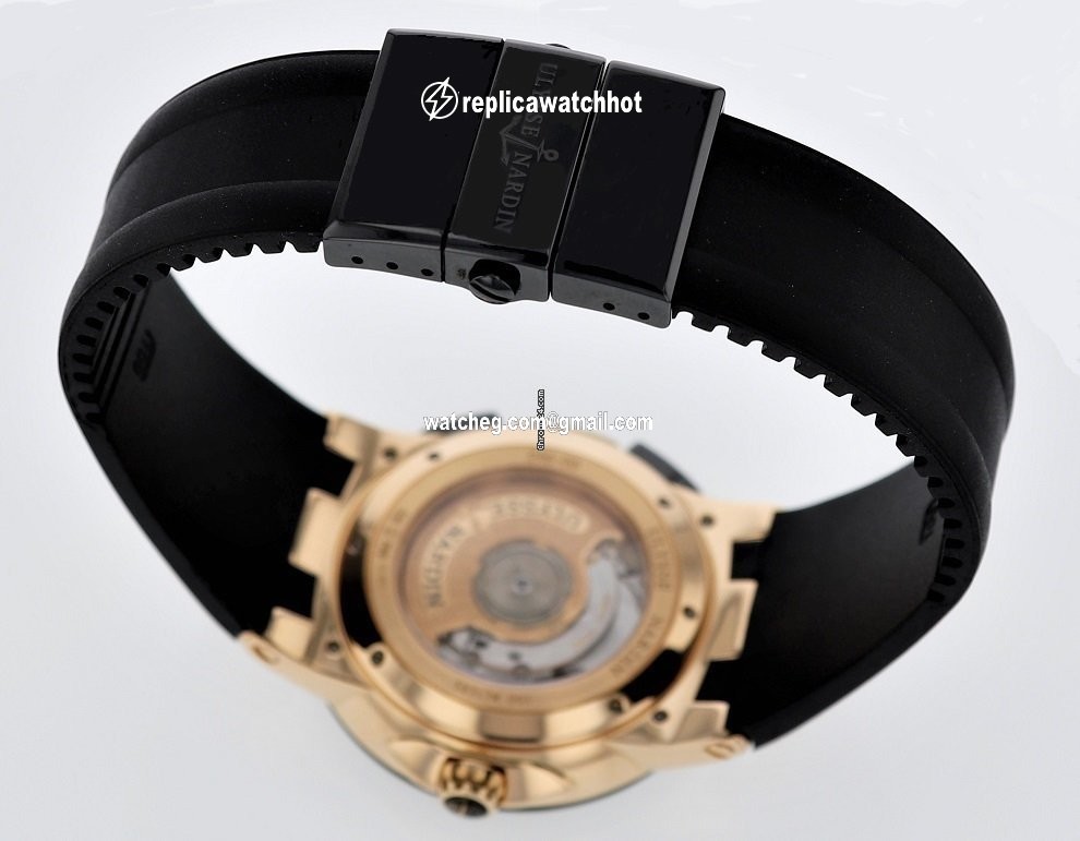 Ulysse Nardin Executive Dual Time Mens watch Unisex Automatic Rose gold 246-00 4