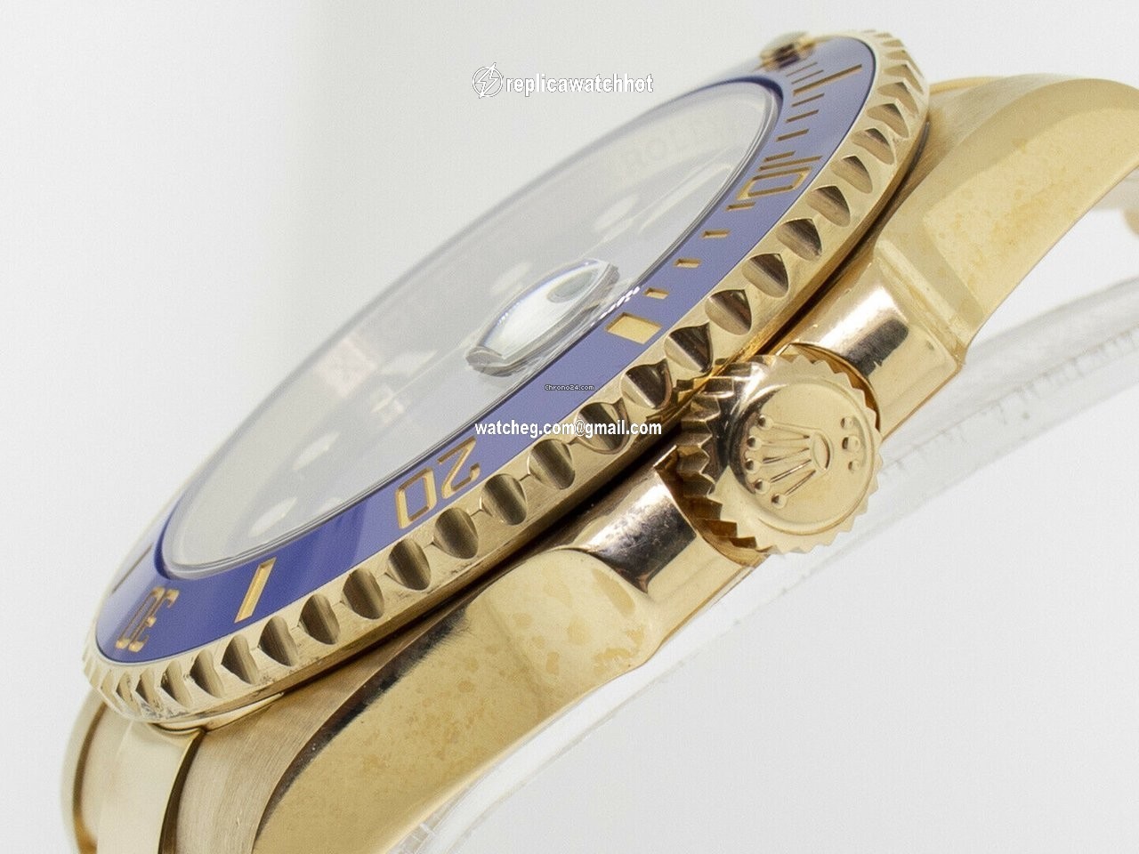 Rolex Submariner Date Mens watch Unisex Yellow gold Automatic 116618BL 4