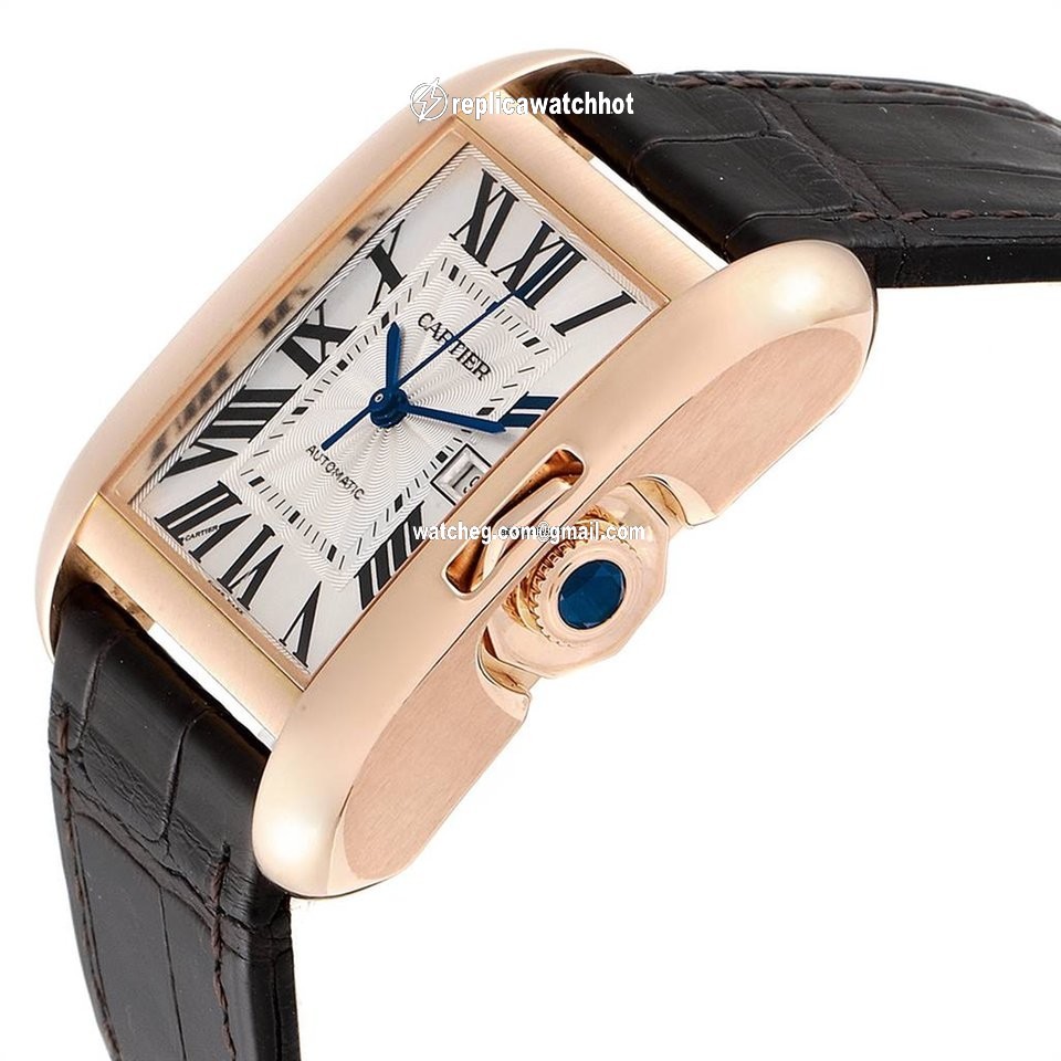 Cartier Tank Anglaise Womens watch Automatic Rose gold W5310005 4