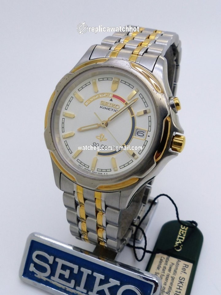 Seiko Kinetic Mens watch Unisex Quartz Steel SKH181P1 4