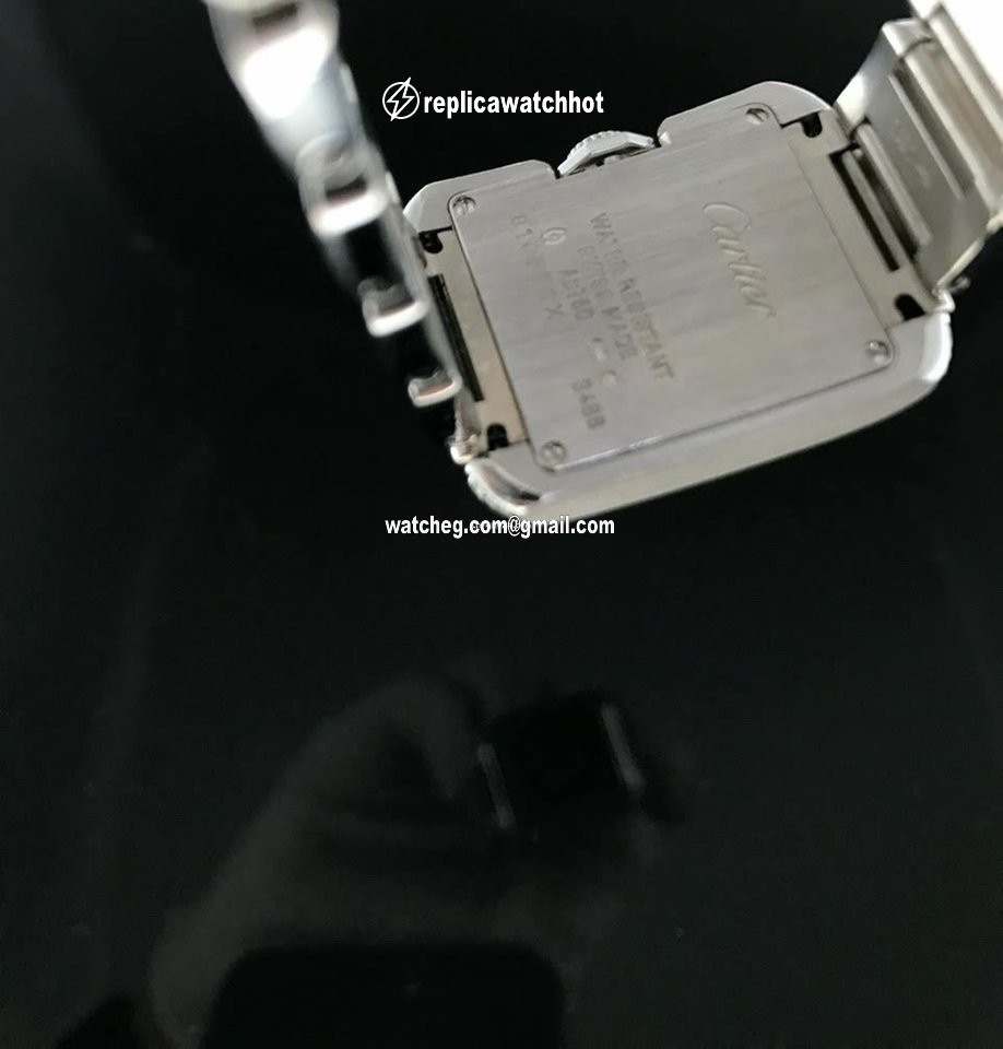 Cartier Tank Anglaise Womens watch Quartz White gold WT100008 4