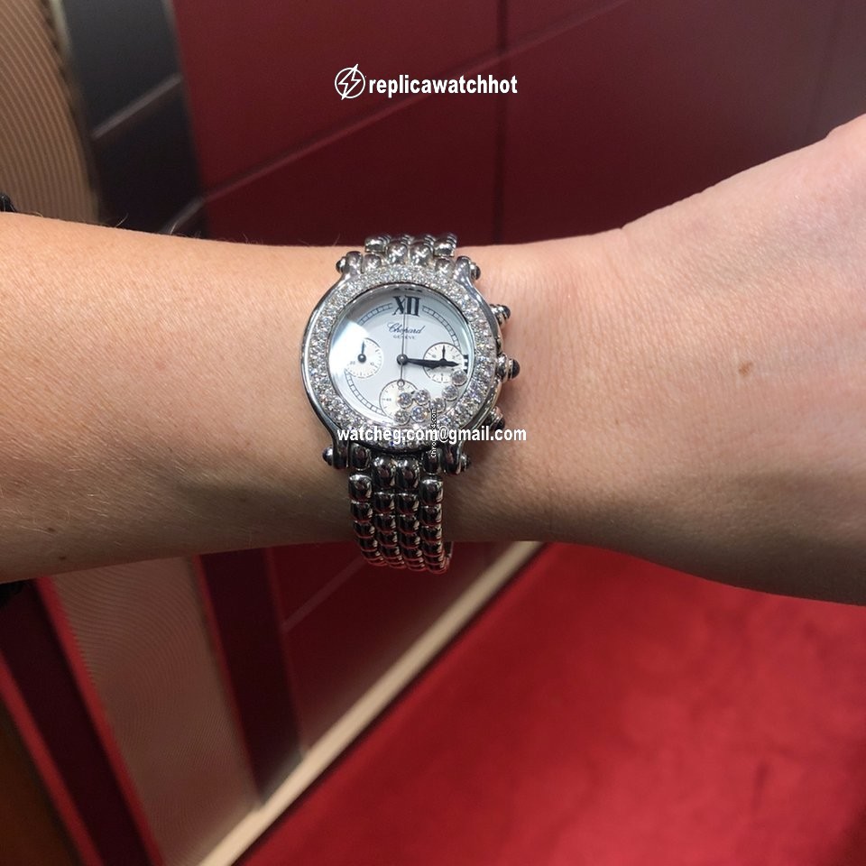 Chopard Happy Sport Womens watch Quartz Steel 27 8324-23 4