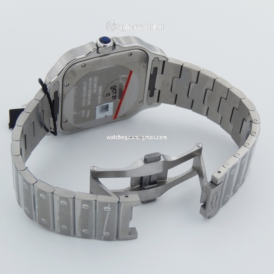 Cartier Santos Mens watch Unisex Automatic Steel WSSA0009 4