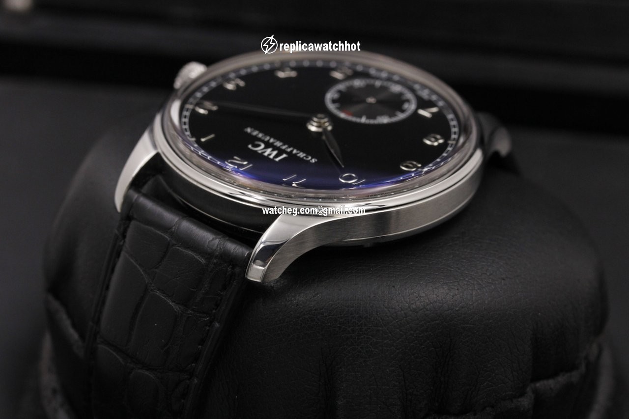 IWC Portuguese Hand-Wound Steel IW5454-07 4