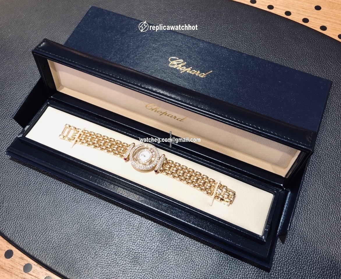 Chopard Happy Diamonds Womens watch Quartz Yellow gold 20 5617-21 4