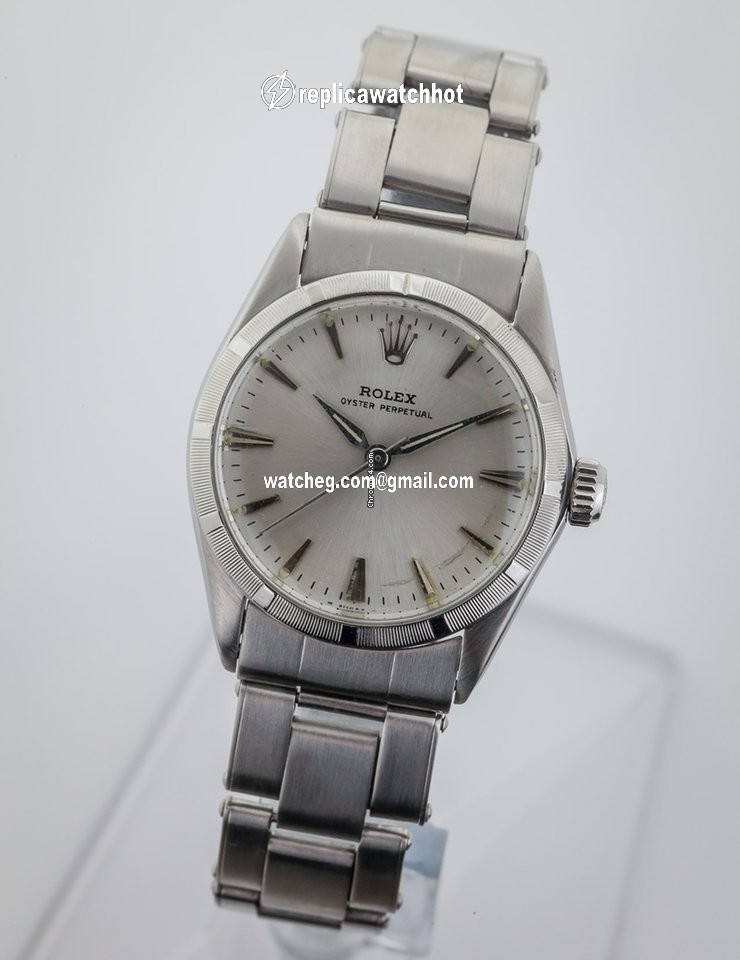 Rolex Oyster Perpetual Mens watch Unisex Steel Automatic 6549 4