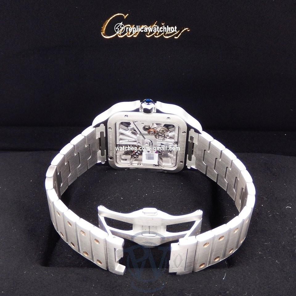 Cartier Santos Mens watch Unisex Automatic Gold Steel WHSA0012 4